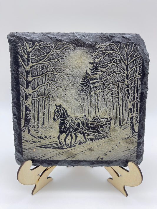 Slate Coaster - Xmas Themes